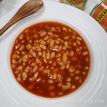 feijão cozido em molho de tomate vegetal enlatado